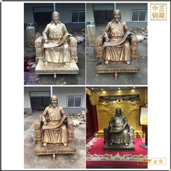蒙古族忽必烈人物雕塑鑄造 蒙古族忽必烈人物雕塑鑄造
