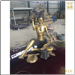 打鐵人物銅雕塑 打鐵人物銅雕塑