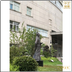 古代名醫張仲景銅雕塑 古代名醫張仲景銅雕塑