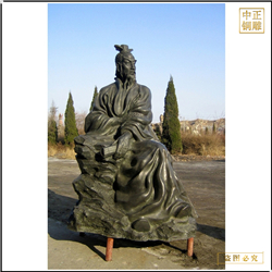 古代人物銅雕塑鑄造廠定制