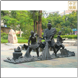 大型捕魚人物景觀雕塑 大型捕魚人物景觀雕塑