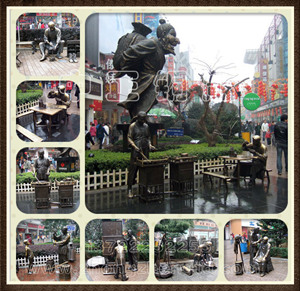 賣(mài)貨郎雕塑 賣(mài)貨郎雕塑