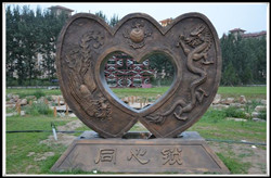 同心鎖雕塑|2米同心鎖雕塑 同心鎖雕塑|2米同心鎖雕塑