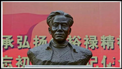 焦裕祿半身像|鑄銅焦裕祿像 焦裕祿半身像|鑄銅焦裕祿像