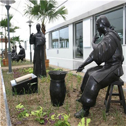 中醫熬藥雕塑 中醫熬藥雕塑