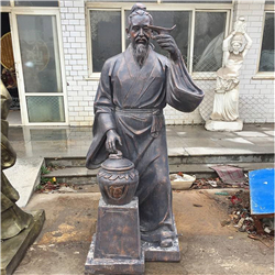 杜康釀酒雕塑 杜康釀酒雕塑