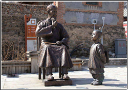 古代教書先生銅像鑄造 古代教書先生銅像鑄造